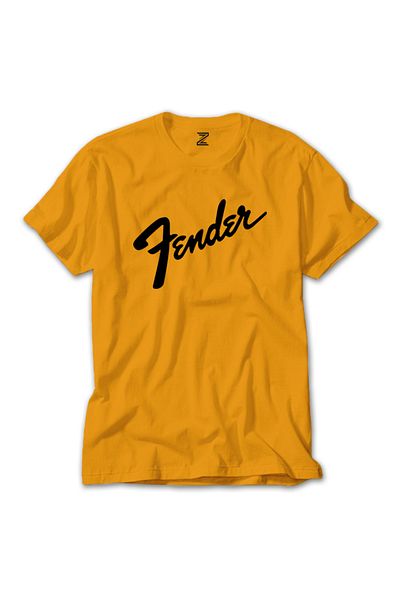 Z zepplin Тениска с лого на Fender в жълто - комплект от 3