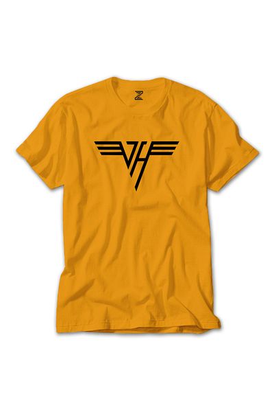 Z zepplin Λογότυπο Van Halen - Κλασικό κίτρινο T-shirt