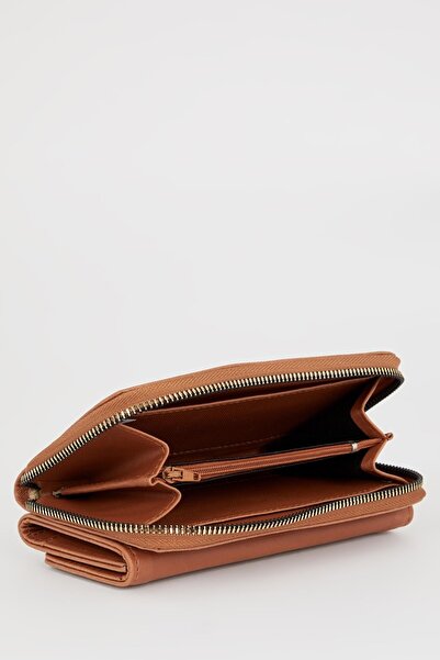 DeFacto Women's Faux Leather Large Wallet Y0660Azns