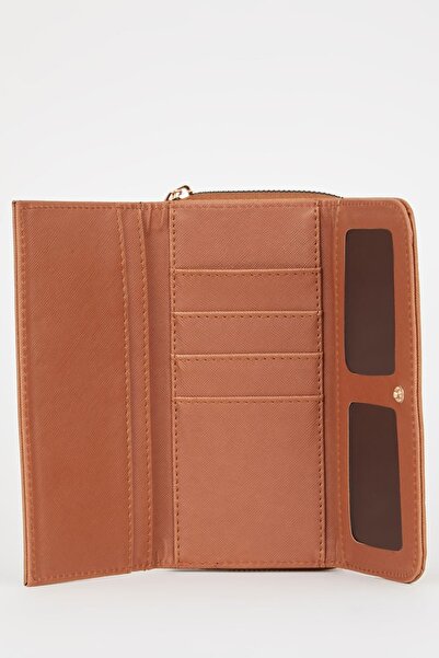 DeFacto Women's Faux Leather Large Wallet Y0660Azns