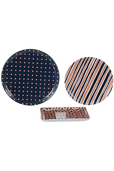 Porland 04por 034277 Shapely - 18 Piece Catering and Breakfast Set for 6 People