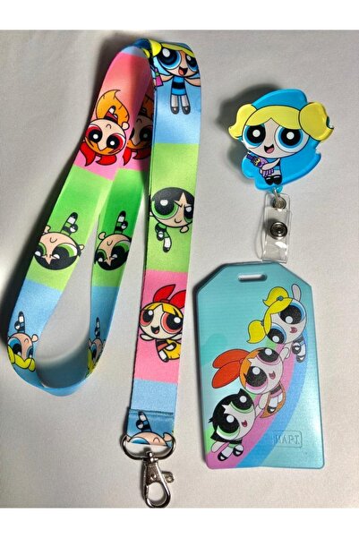 Hediyebum Set de carduri Yoyo cu curea pentru gât pentru fete blondă nebună