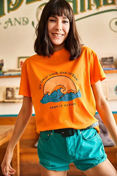 Olalook T-Shirt - Orange - Regular Fit