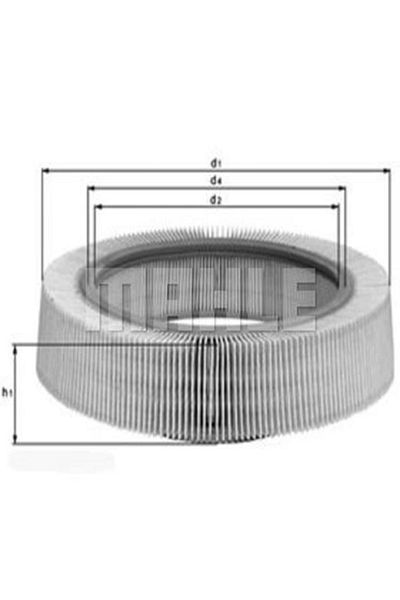MAHLE Lx61 Air Filter ( Mercedes: E Series 190 (w201) E 2.0 )0030943804 (WK744195)