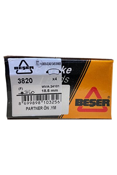 BEŞER 3820 Fıat Ducato Arka Balata / Ön Fren Balatası Partner-berlıngo