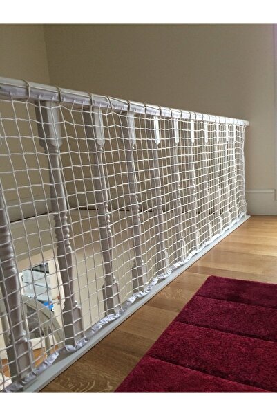 ÖZBEK Merdiven Korkuluk Güvenlik Filesi 65 cm X 1.30 mt Güvenlik Ağı Ös-65-130