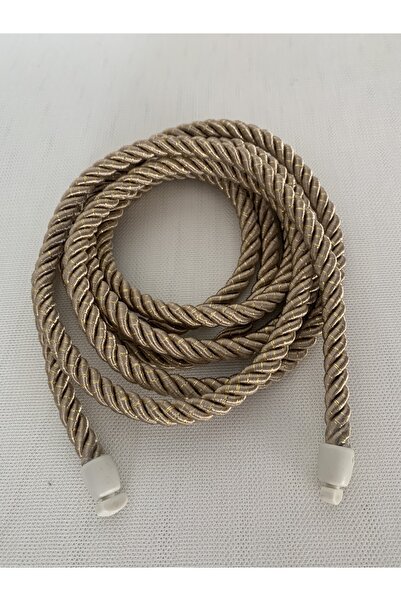 lovelyhome35 Snur de adunare pentru perdea dublu piept Mink Gold Lurex (2,50 cm)