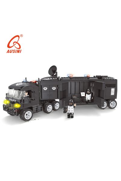 Ausini 423 Parça Swat Polis Seti Yapı Oyuncak Seti