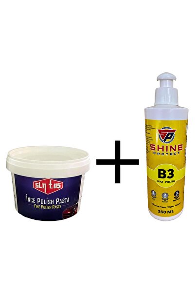 Sintaş 450gr Ince Pasta Shine Protect 250gr B3 Cila Set