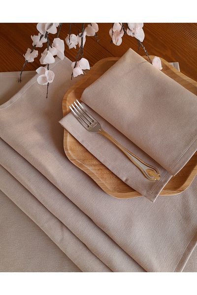 Fabric by Gülçin Σετ χαρτοπετσέτας Koton Duck Fabric Kumbeji 6 τεμαχίων