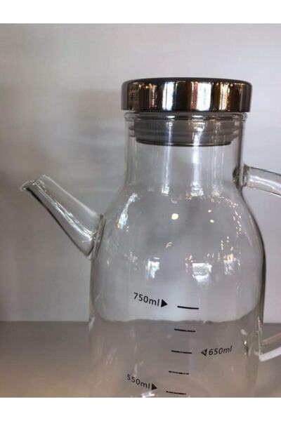 ACAR Decohome Metal Kapaklı Cam Yağlık 750 ml