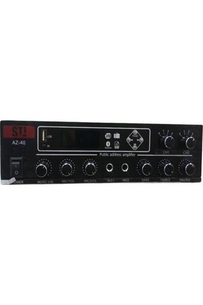 STİ Az-40 160 w Stereo Mixer Amfi 100v Trafolu