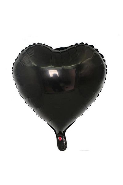 party mix Black Heart Foil Balloon Flying Balloon with Heart