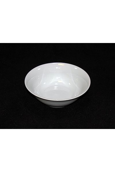 Güral Porselen Salad Bowl 22 Cm Multi-Purpose Oval Bowl Salad Plate Baggy Bowl