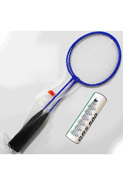 SLİPT Set de badminton cu 2 rachete și 6 mingi