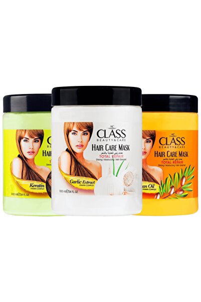 Class Profesyonel Saç Maskesi 1000 ml Argan  Keratin Garlic