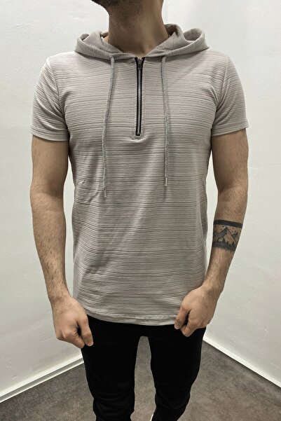 İnsane Minds Ανδρικό μπλουζάκι με κουκούλα στενή εφαρμογή