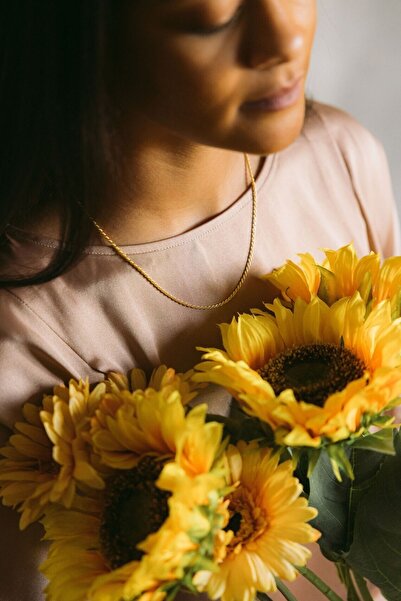 Üresinler Kuyumculuk 14 Ayar Altın Halat Burgu Zincir 2,50mm