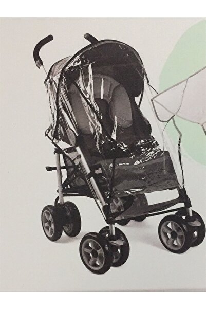 Jaju Baby غطاء مطر للسيارة لعربة الأطفال شفاف