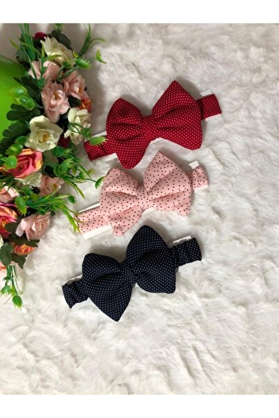 Portakal Bebek مجموعة باندانا على شكل فيونكة مكونة من 3 قطع