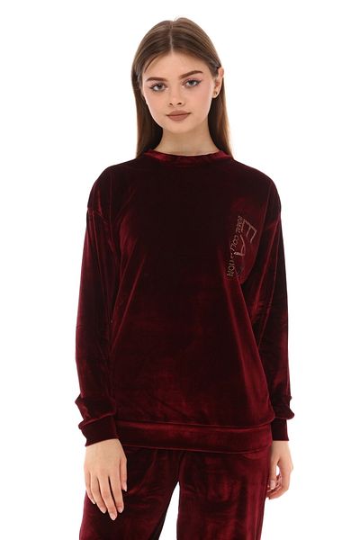 İkmal Σετ λαιμόκοψης Ea Stone Claret Red Crew