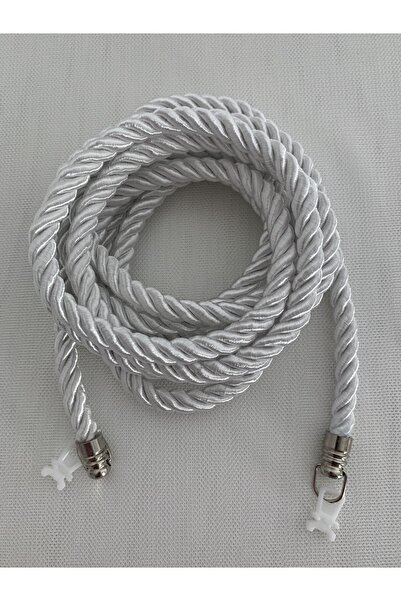 lovelyhome35 Beyaz Kruvaze Perde Toplama Kordonu(300cm)