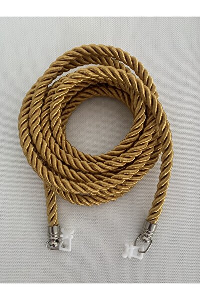 lovelyhome35 Hardal Kruvaze Perde Toplama Kordonu(300cm)