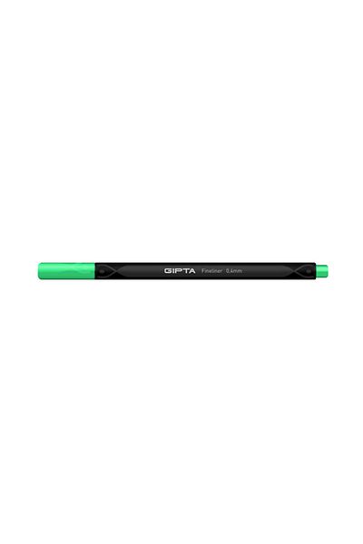 Gıpta Fineliner Pen 0.4 mm Cardboard Box Triangle Jade