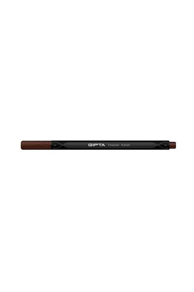 Gıpta ' Fineliner Pen 0.4 Mm - Cardboard Box - Triangle - Coffee