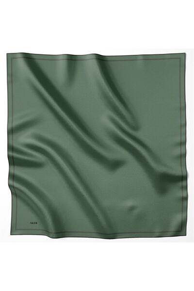 Aker Tivil Eşarp - Düz Renk, Kenar Çizgi Desenli - 8472713-951 - Tivil