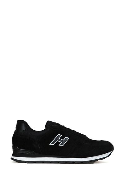 Hammer Jack Negru - Peru Pantofi sport casual din piele pentru bărbați 19250