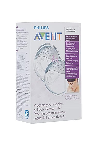 Philips Avent 9430141 Göğüs Kalkanı 2'li, Şeffaf