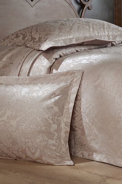 BİRHOME Двойно покривало Sierra Jacquard Chenille (бежово)