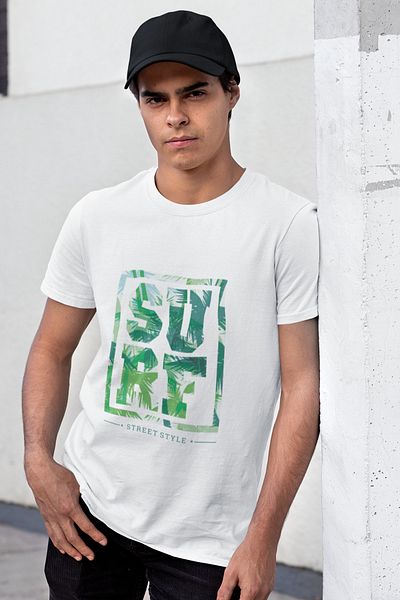 SUNFREE Μπλουζάκι Surf Printed Regular Unisex Λευκό