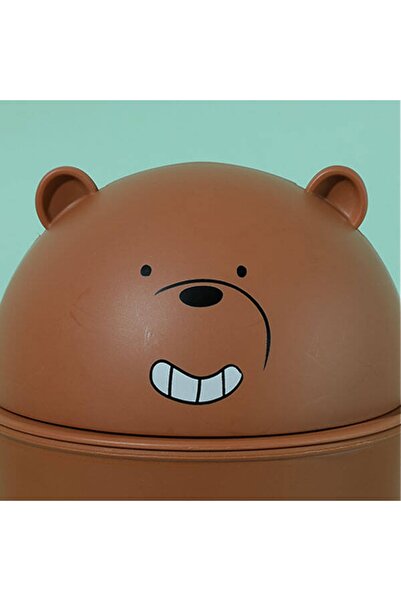 Miniso We Bare Bears Masa Üstü Mini Çöp Kutusu