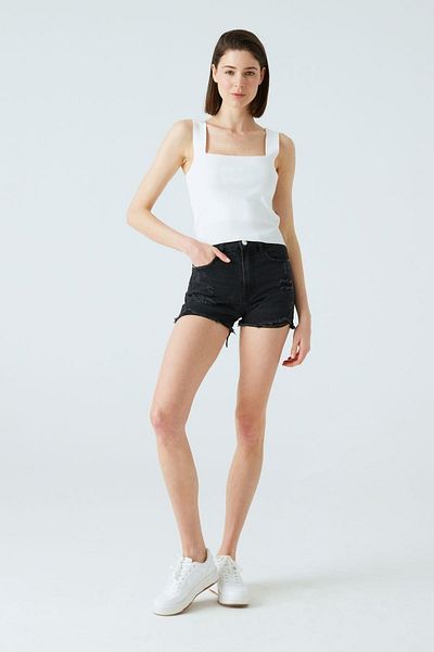 JOIN US Square Neck Crop Top