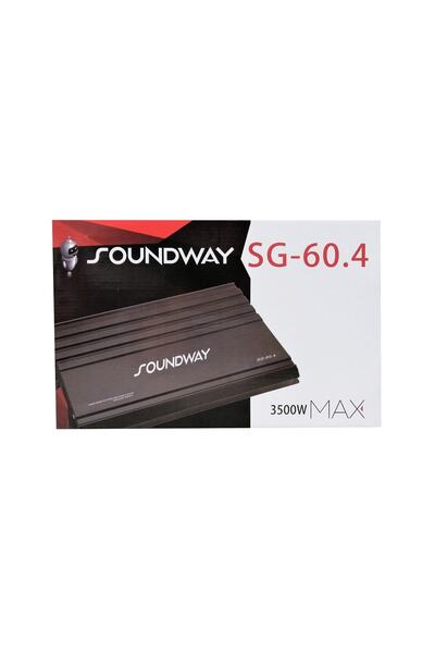 Soundway ALS GARAGE Sg-60.4 4 Kanal Anfi 3500w 4x60w Rms