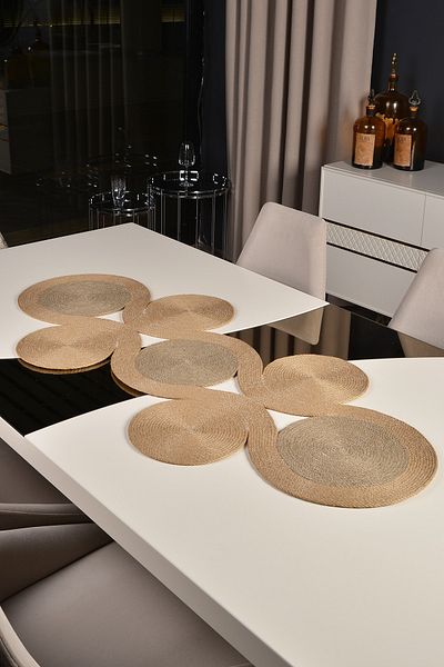 Natural Dowry Endless Natural Wicker Rope Living Room Dining Table Coffee Table Kitchen Cloth Runner
