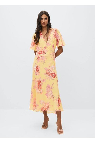 MANGO Rochie cu imprimeu floral