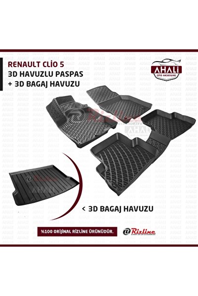 Rizline Renault Clio 5 2020 3d Paspas Ve Bagaj Havuzu