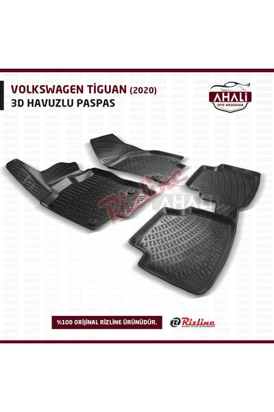 Rizline Volkswagen Tiguan 2020 Sonrası Uyumlu 3d Havuzlu Paspas + Koku