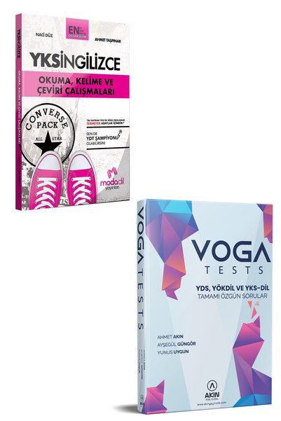 AKIN DİL Modadil Yks Okuma, Kelime Çeviri Çalışmaları + Voga Tests