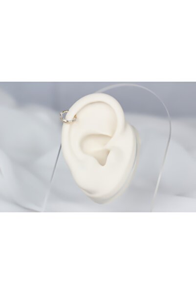 Glorria Altın Geometrik Halka Piercing