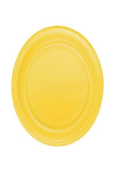 Happyland Seçeceğiniz Renkte 23 cm 25'li Plastik Tabak Kullan At Tabak