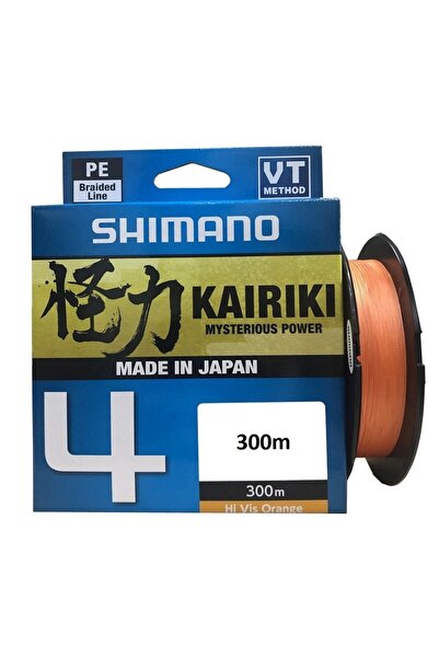 Shimano Kairiki 4 Kat Hi Vis Orange 300 Mt Ip Misina