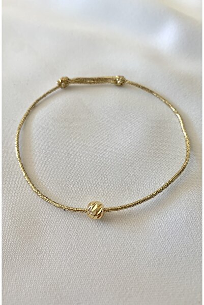 Atelier Çağla Dorika Ip Bileklik - Altın Renk