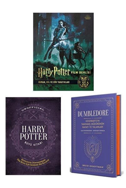Martı Yayınları Dumbledore - Film Dehlizi - Büyü Kitabı 3 Kitap Set