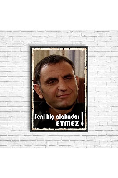 TRENDPOSTER Kurtlar Vadisi Memati Retro Ahşap Poster