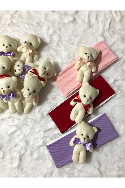Portakal Bebek Large Bandana with Teddy Bear