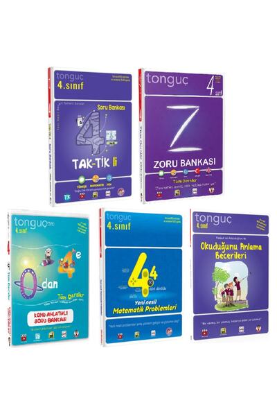 Tonguç Yayınları Tonguç 4. Sınıf Full Set / Taktikli Soru Bankası - Zoru Bank...
